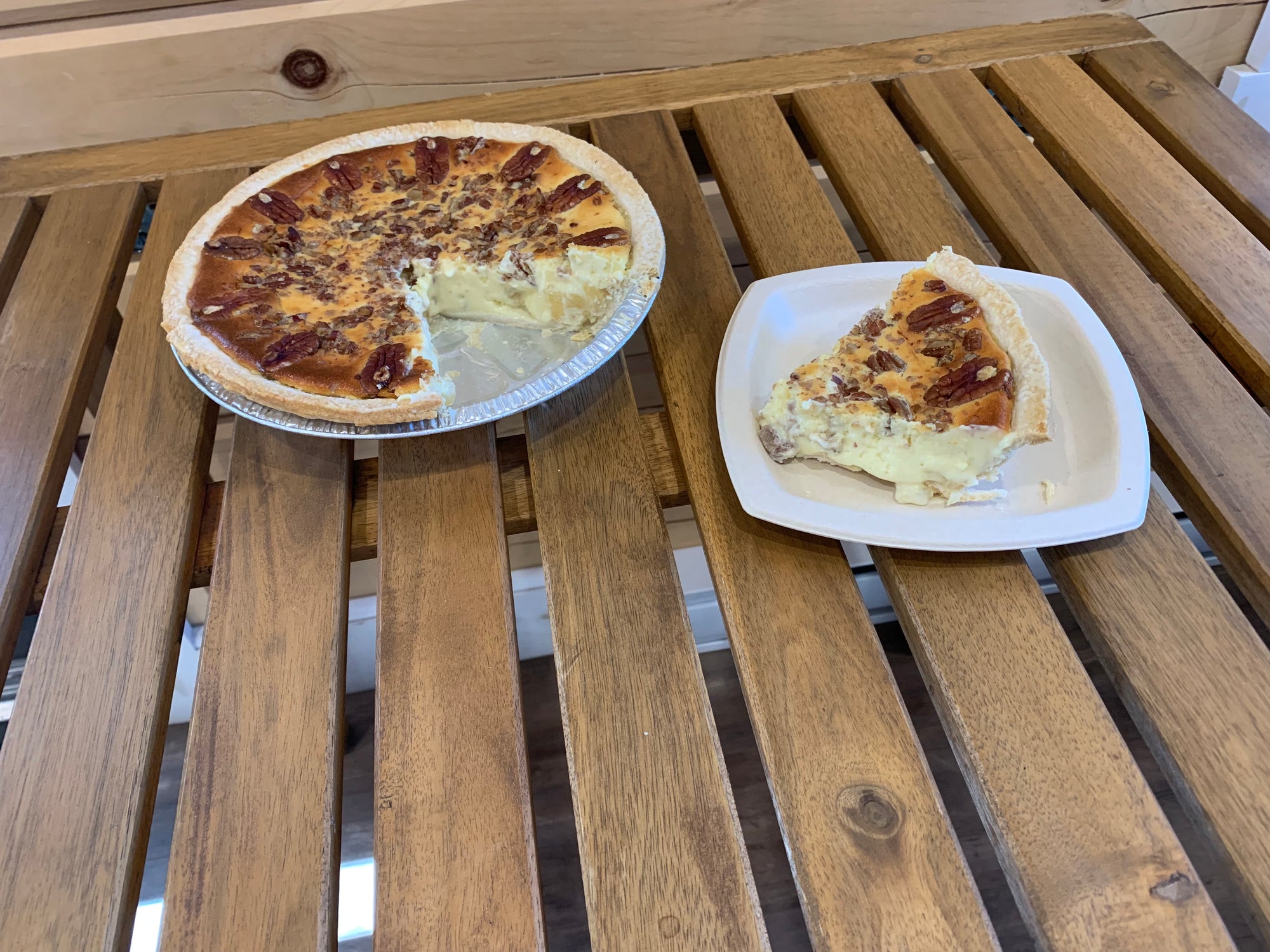 Mars - Tarte truffée au fromage à la crème et aux ananas