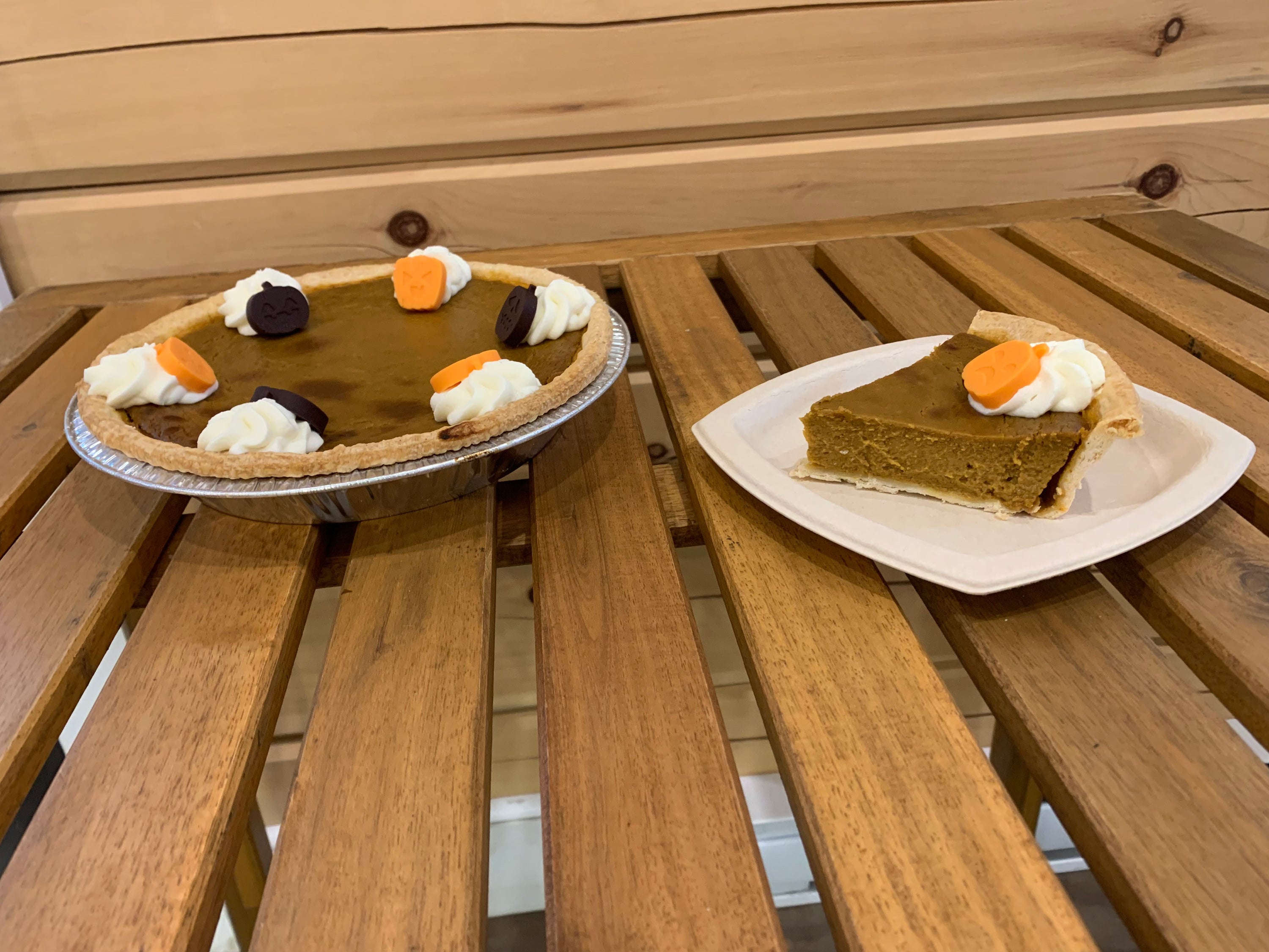 Octobre - Tarte automnale à la crème de citrouille